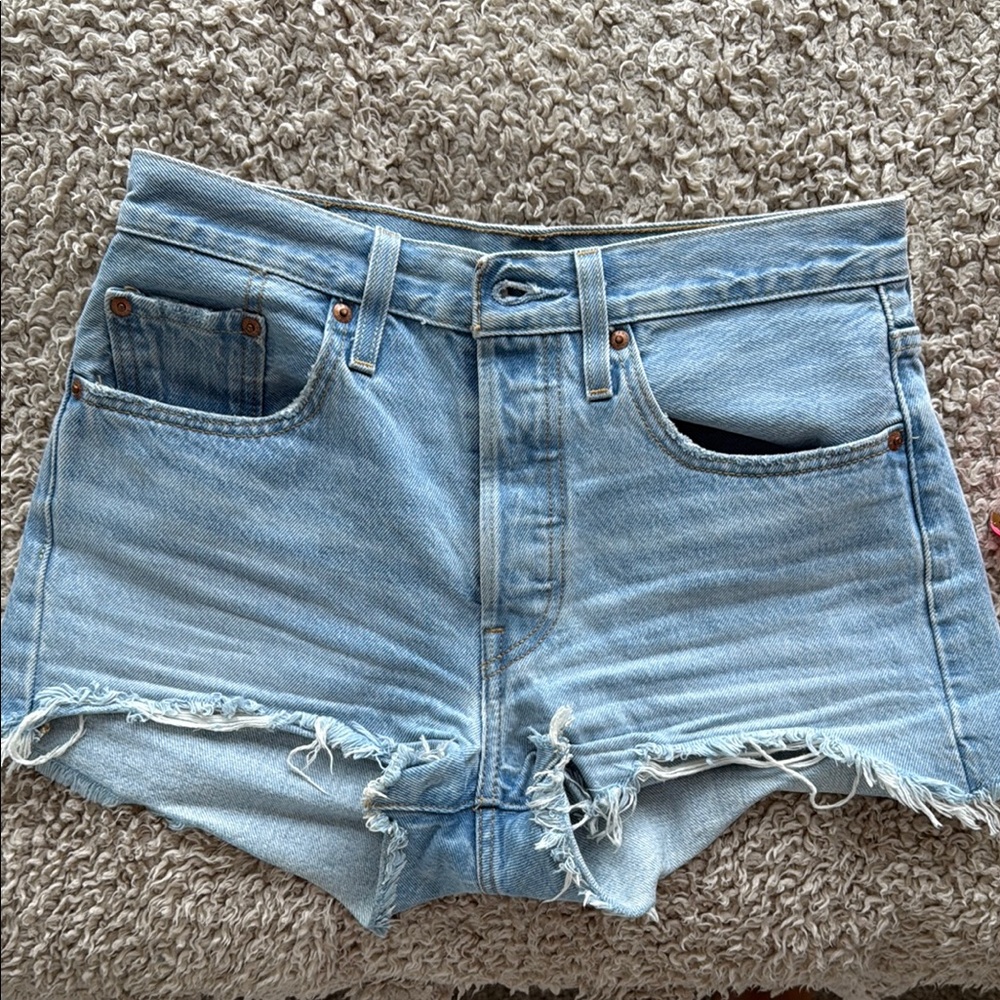 Levi’s  Blue Denim Women's Shorts